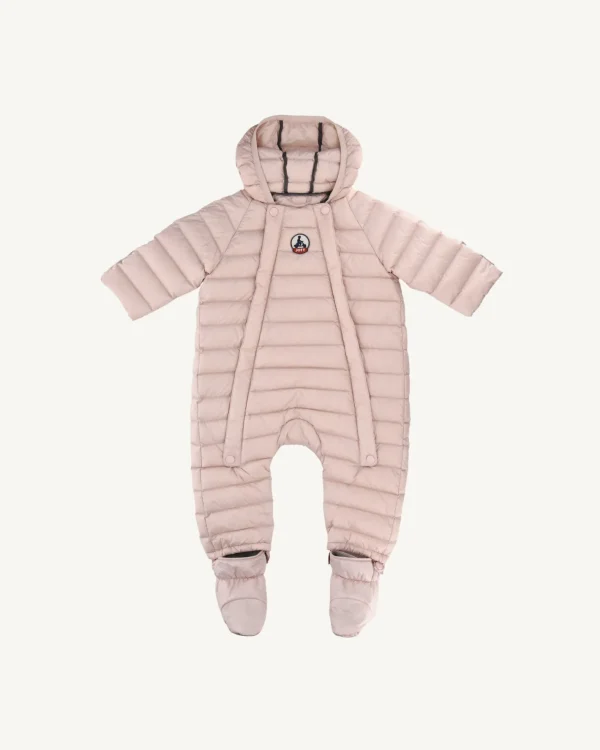 Online Pale Pink Frog Baby Onesie Kids Babe