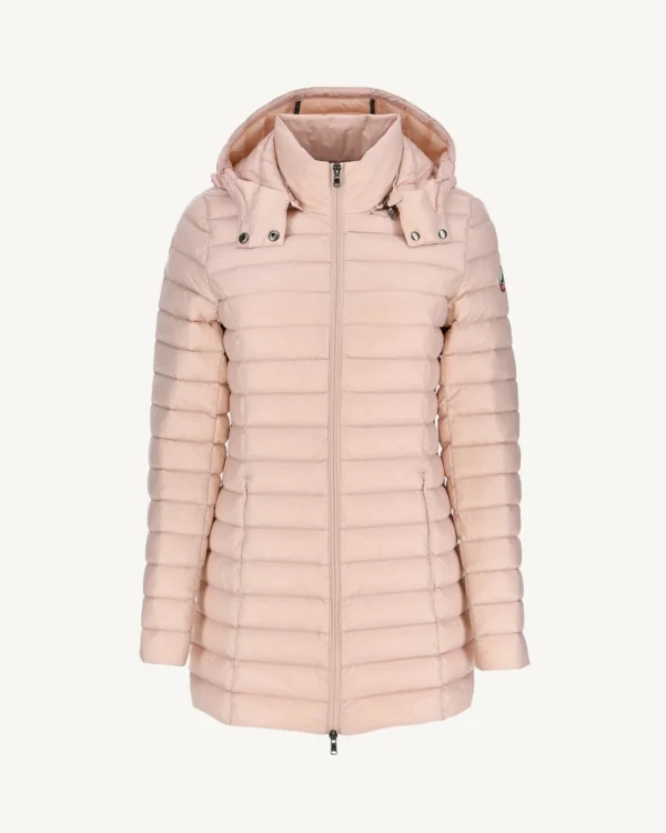 Discount Pale Pink Nour Hooded Padded Jacket Women Down Jackets & Jackets