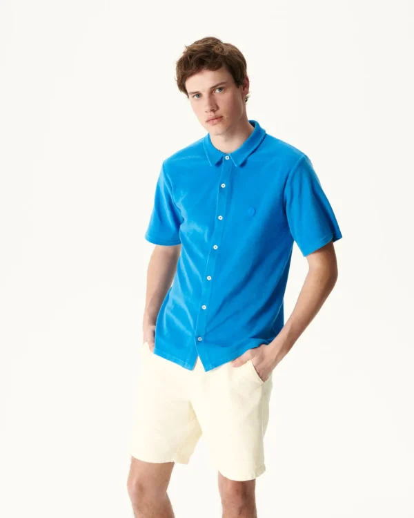 Fashion Polo Azure Castelo Men Clothes