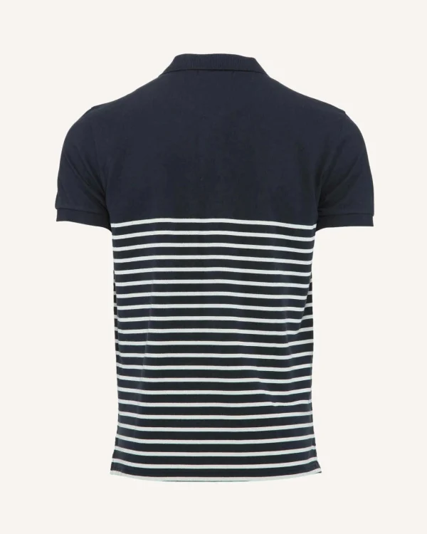 New Polo Manches Courtes Mariniere Marine Cherbourg Men Clothes