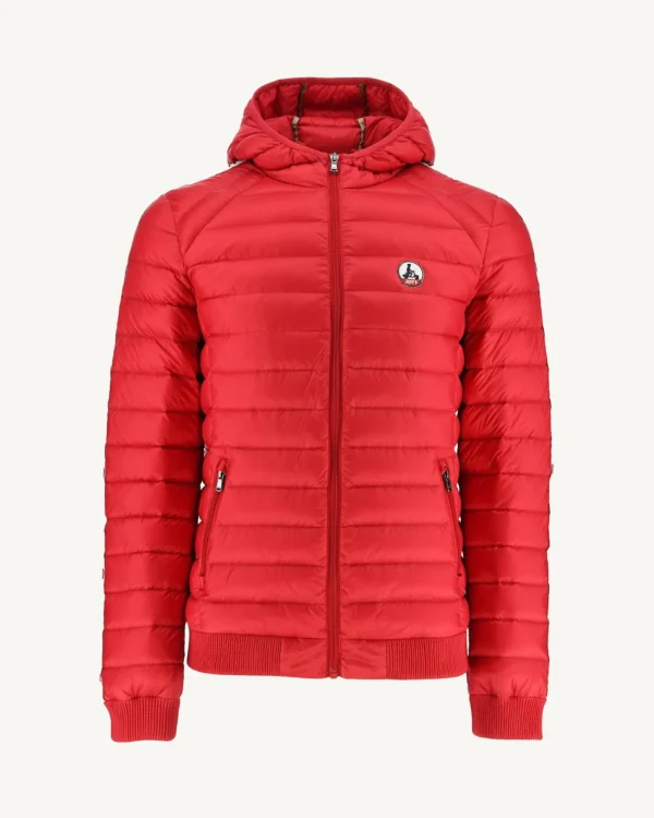 Clearance Red Colin Hooded Puffer Jacket Men Down Jackets And Jackets