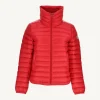 Best Sale Red Louisa Lightweight Padded Jacket Women Down Jackets & Jackets