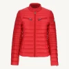 Clearance Red Nina Lightweight Padded Jacket Women Down Jackets & Jackets