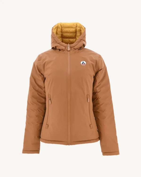 Outlet Reversible Caramel/Mustard Vienne Down Jacket Women Down Jackets & Jackets