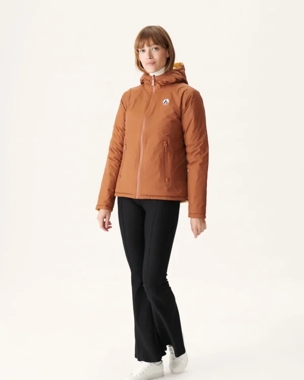 Outlet Reversible Caramel/Mustard Vienne Down Jacket Women Down Jackets & Jackets