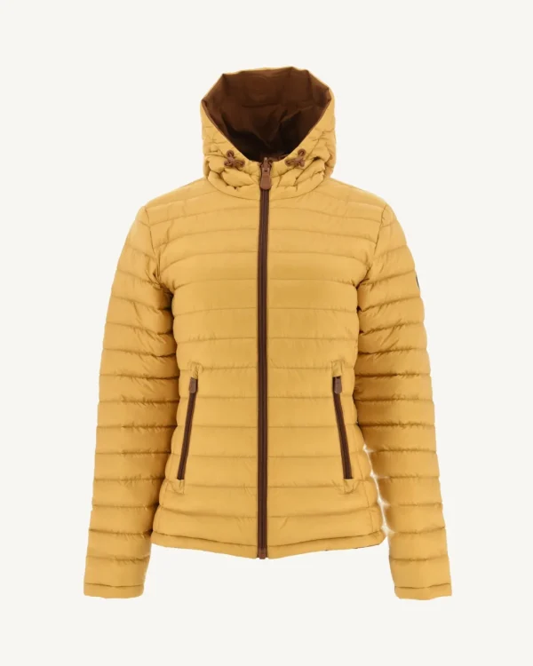 Outlet Reversible Caramel/Mustard Vienne Down Jacket Women Down Jackets & Jackets