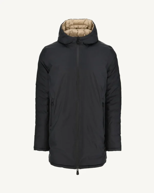 Store Reversible Down Jacket Black/Beige Amsterdam Men Down Jackets And Jackets