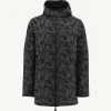 Clearance Reversible Down Jacket Military Print/Black Amsterdam Men Down Jackets And Jackets