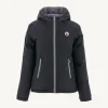 Shop Reversible Great Cold Down Jacket Black/Anthracite Victoria Women Down Jackets & Jackets