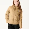 Online Reversible Great Cold Down Jacket Beige/Ecru Victoria Women Down Jackets & Jackets