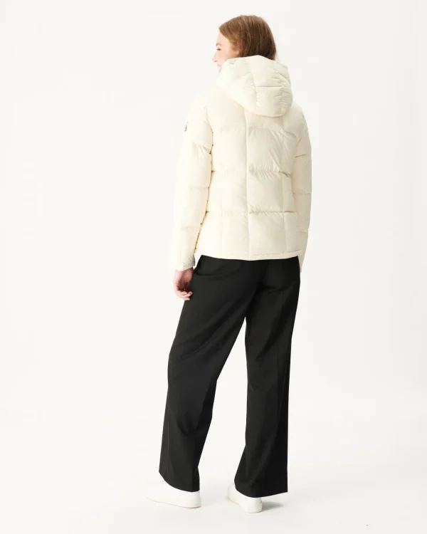 Online Reversible Great Cold Down Jacket Beige/Ecru Victoria Women Down Jackets & Jackets