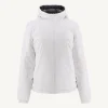 Clearance Reversible Hooded Down Jacket White/Vienna Anthracite Women Down Jackets & Jackets