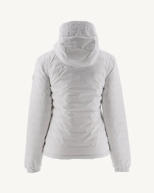 Clearance Reversible Hooded Down Jacket White/Vienna Anthracite Women Down Jackets & Jackets