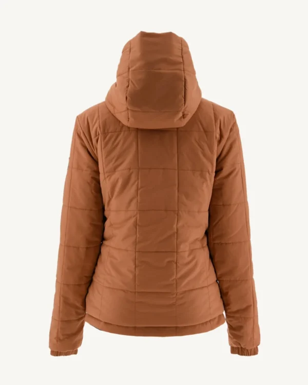 Best Reversible Hooded Down Jacket Ultralight Navy/Camel Kara Women Down Jackets & Jackets