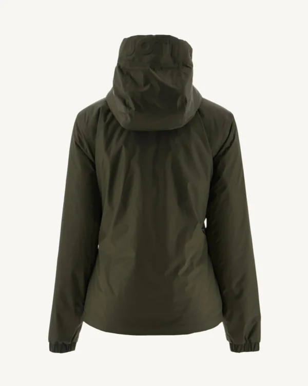 Outlet Reversible Hooded Down Jacket Ultralight Army/Light Pink Kara Women Down Jackets & Jackets