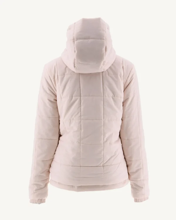 Outlet Reversible Hooded Down Jacket Ultralight Army/Light Pink Kara Women Down Jackets & Jackets