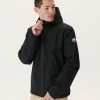 Clearance Reversible Hooded Puffer Jacket Black Bergen Men Down Jackets And Jackets