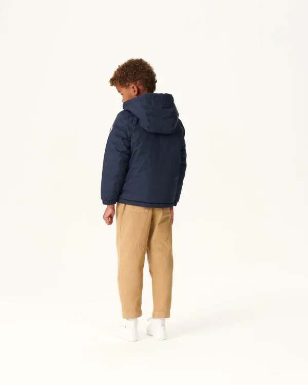 Sale Reversible Jacket Navy Child Zurich Kids Down Jackets