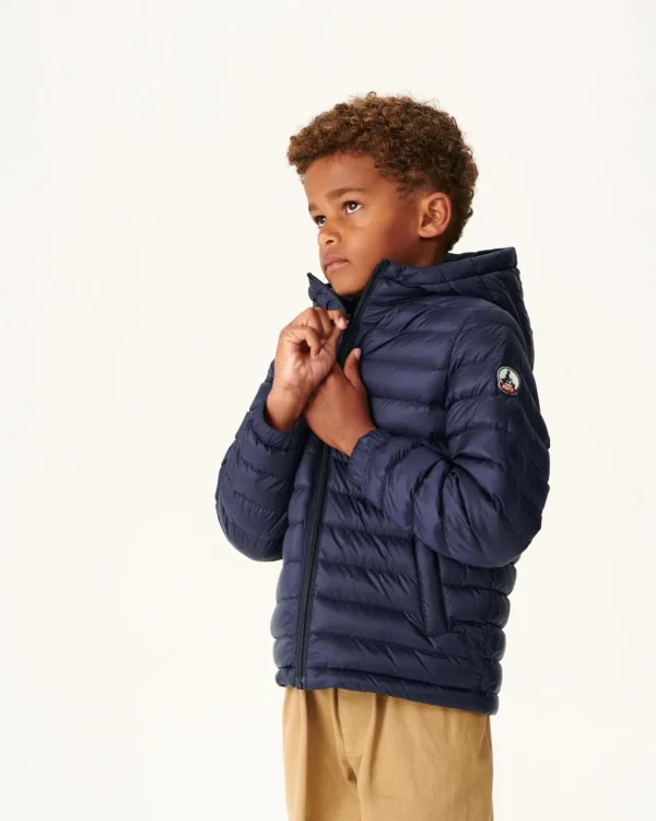 Sale Reversible Jacket Navy Child Zurich Kids Down Jackets