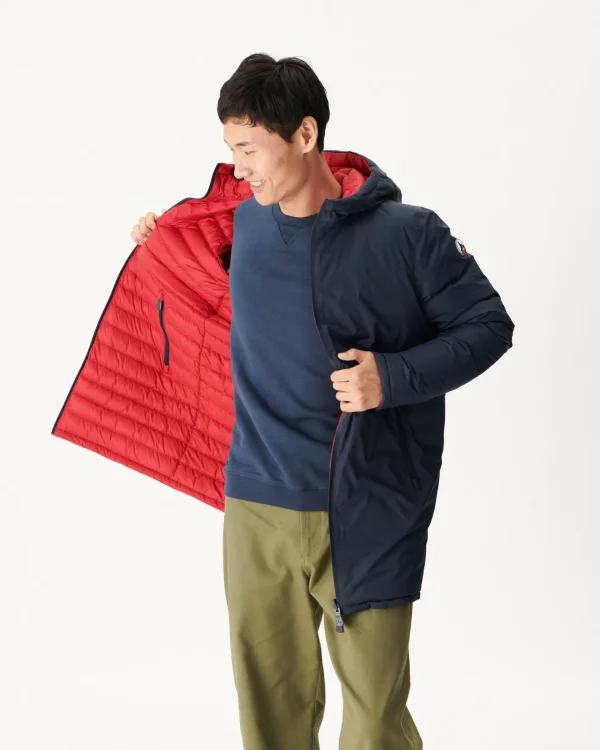 Online Reversible Navy/Red Amsterdam Down Jacket Men Down Jackets And Jackets