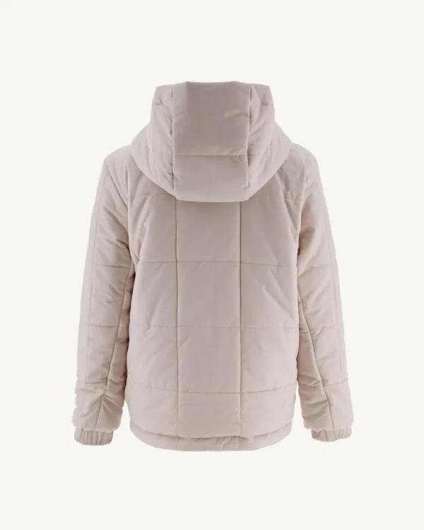 New Reversible Ultralight Down Jacket With Hood Intense Pink/Light Pink Ch Kids Down Jackets