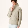 Store Reversible Ultralight Hooded Down Jacket Beige/Taupe Vigo Men Down Jackets And Jackets