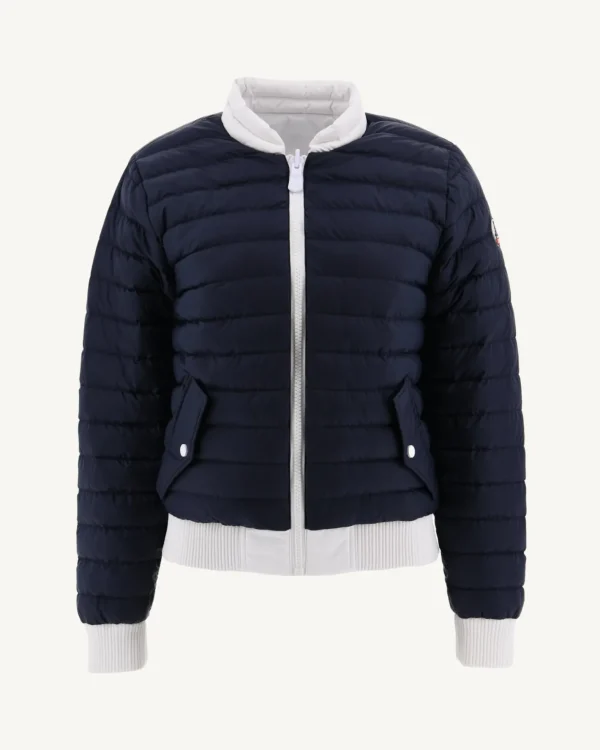 Store Reversible White/Navy Down Jacket Hanoi Women Down Jackets & Jackets