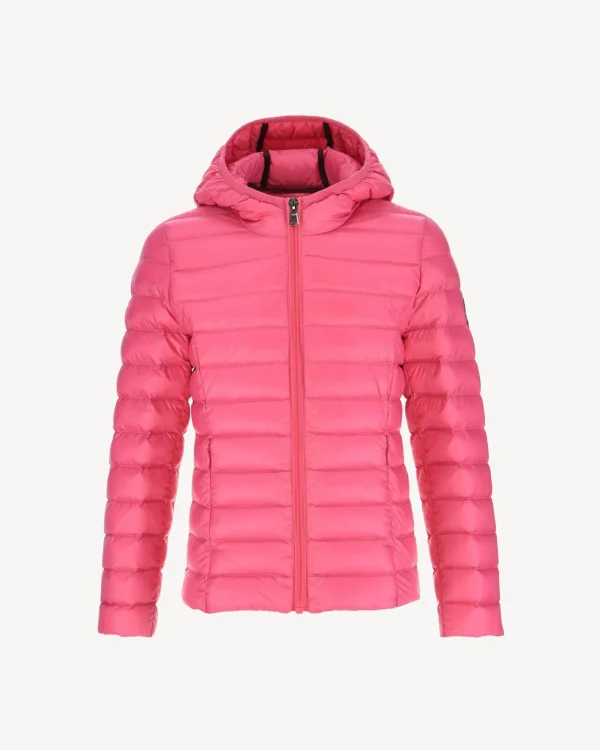 Hot Rose Carla Children'S Lightweight Hooded Down Jacket Kids Down Jackets