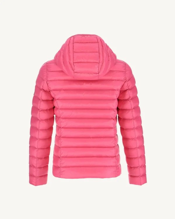 Hot Rose Carla Children'S Lightweight Hooded Down Jacket Kids Down Jackets