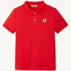 New Salvador Children'S Bright Red Polo Shirt Kids Clothes