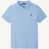 Fashion Salvador Child'S Light Blue Polo Shirt Kids Clothes