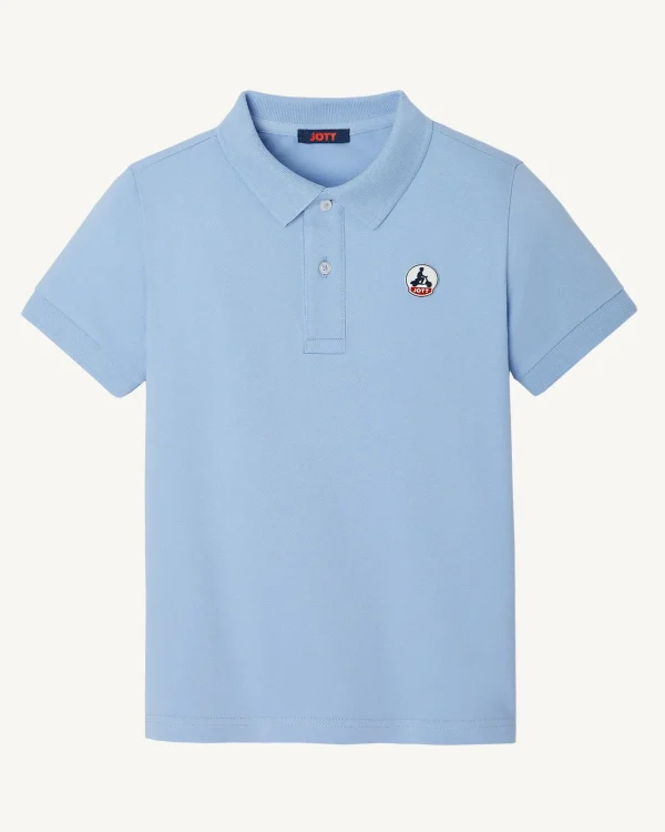 Fashion Salvador Child'S Light Blue Polo Shirt Kids Clothes