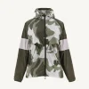 Cheap Scirocco Light Khaki Camo Hooded Windbreaker Women Down Jackets & Jackets