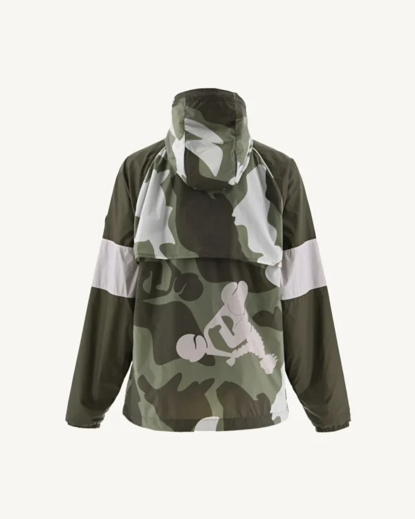 Cheap Scirocco Light Khaki Camo Hooded Windbreaker Women Down Jackets & Jackets