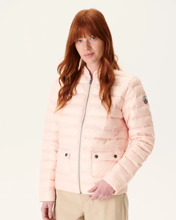 Best Sale Short Light Jacket Light Pink Andorra Women Down Jackets & Jackets