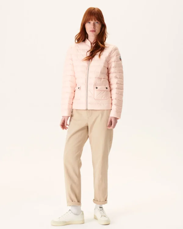 Best Sale Short Light Jacket Light Pink Andorra Women Down Jackets & Jackets