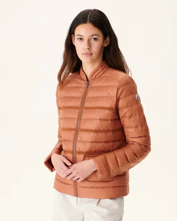 Best Sale Short Lightweight Jacket Camel Andorra Women Down Jackets & Jackets