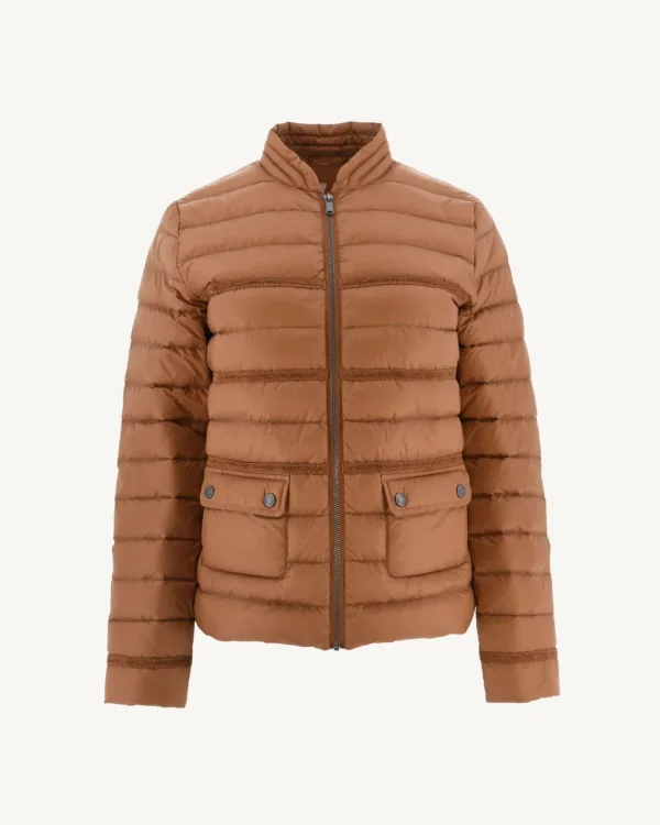 Best Sale Short Lightweight Jacket Camel Andorra Women Down Jackets & Jackets