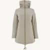 Store Siberian Beige Hooded Puffer Jacket Women Down Jackets & Jackets