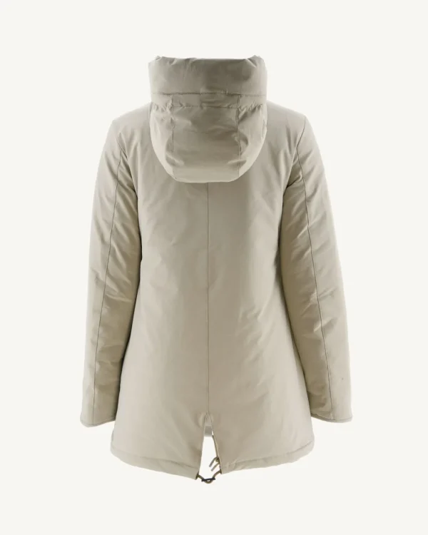 Store Siberian Beige Hooded Puffer Jacket Women Down Jackets & Jackets