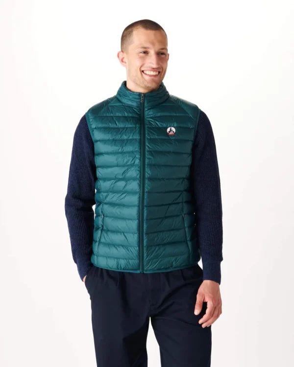 Discount Sleeveless Down Jacket Dark Green Tom Men Down Jackets And Jackets