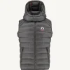 Cheap Sleeveless Down Jacket Grand Froid Anthracite Silver Men Down Jackets And Jackets