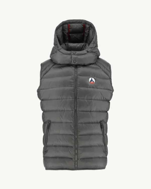 Cheap Sleeveless Down Jacket Grand Froid Anthracite Silver Men Down Jackets And Jackets