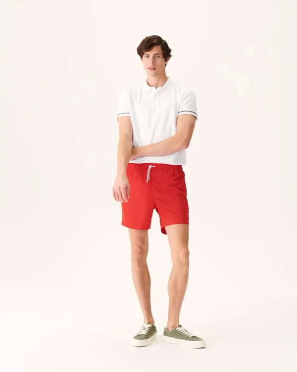 Best Swim Shorts Bright Red Biarritz Men Clothes