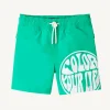 Clearance Swim Shorts Green/Funday White Child Cassis Kids Clothes