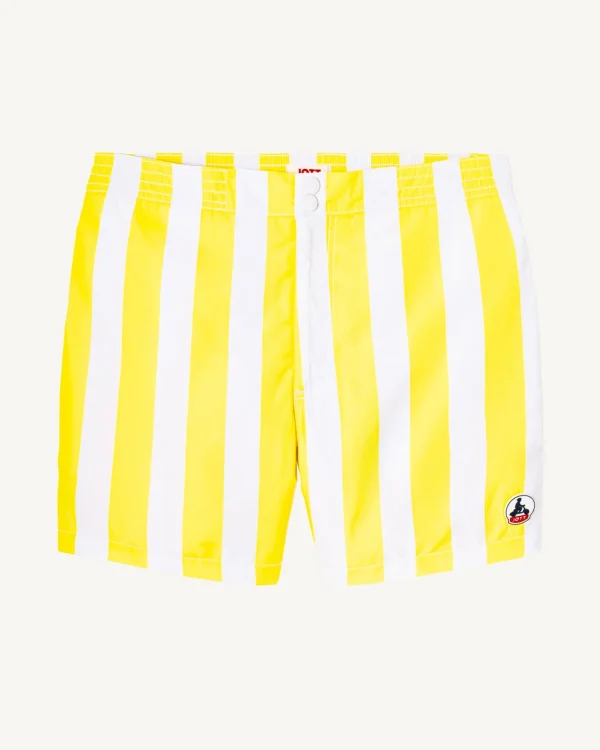 Cheap Swim Shorts Lemon Stripe/White Deauville Men Clothes