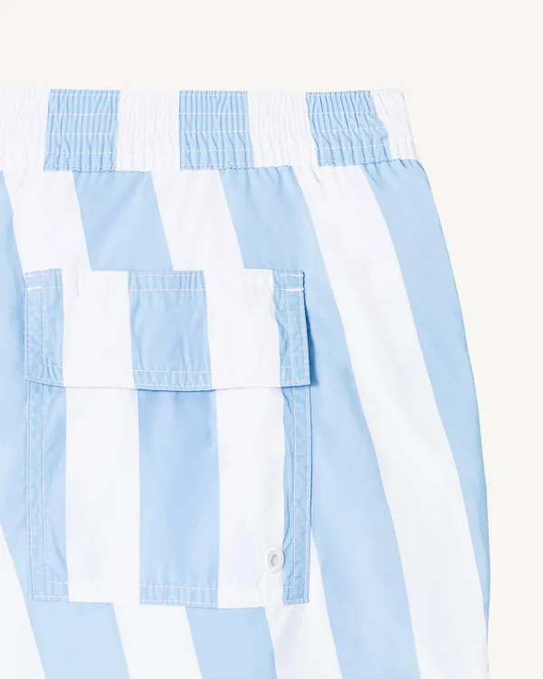 Shop Swim Shorts Stripe Light Blue/White Deauville Men Clothes