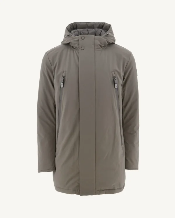 Shop Taupe Iceberg Puffer Jacket Men Down Jackets And Jackets