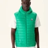 Outlet Vert Pat Hooded Sleeveless Down Jacket Men Down Jackets And Jackets