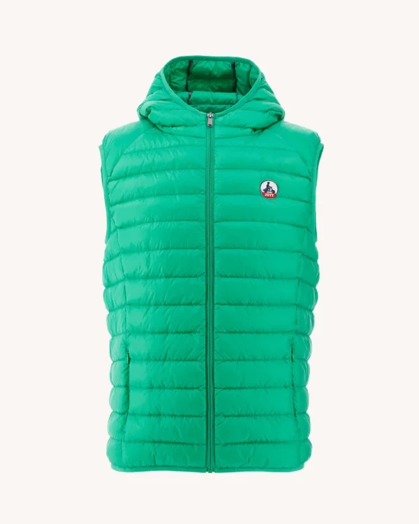 Outlet Vert Pat Hooded Sleeveless Down Jacket Men Down Jackets And Jackets